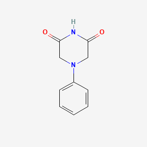 molecular formula C10H10N2O2 B2368658 4-Phenylpiperazine-2,6-dione CAS No. 42239-75-8