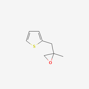 molecular formula C8H10OS B2368662 2-Methyl-2-(thiophen-2-ylmethyl)oxirane CAS No. 1779772-13-2