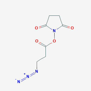molecular formula C7H8N4O4 B2368670 N3-C2-NHS ester 