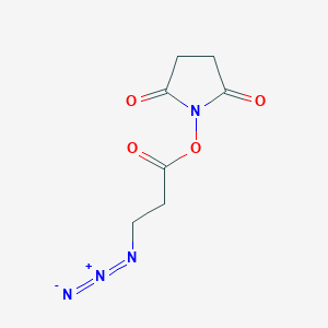 molecular formula C7H8N4O4 B2368670 3-azidopropanoate-N-hydroxysuccinimide ester CAS No. 850180-76-6