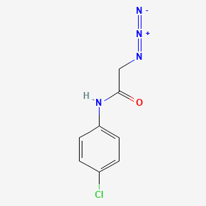 molecular formula C8H7ClN4O B2368693 2-叠氮基-N-(4-氯苯基)乙酰胺 CAS No. 116433-51-3