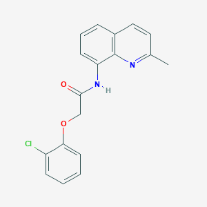 2-(2-chlorophenoxy)-N-(2-methylquinolin-8-yl)acetamide