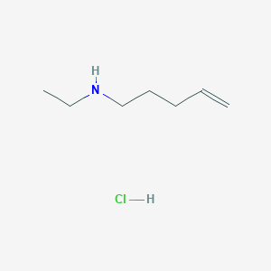 molecular formula C7H16ClN B2368738 N-Ethylpent-4-en-1-amine hydrochloride CAS No. 2138195-16-9