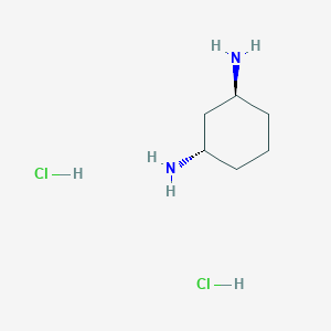 molecular formula C6H16Cl2N2 B2368762 (1S,3S)-cyclohexane-1,3-diamine Dihydrochloride CAS No. 860296-82-8