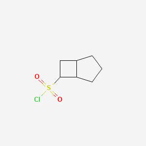 molecular formula C7H11ClO2S B2368802 Bicyclo[3.2.0]heptane-6-sulfonyl chloride CAS No. 2138027-71-9