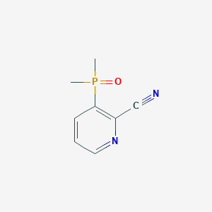 molecular formula C8H9N2OP B2368811 3-(Dimethylphosphoryl)picolinonitrile CAS No. 2551117-29-2