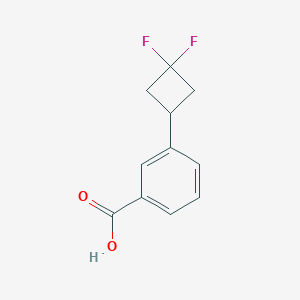 molecular formula C11H10F2O2 B2368817 3-(3,3-二氟环丁基)苯甲酸 CAS No. 1895392-03-6