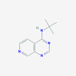molecular formula C11H14N4 B2368825 N-tert-butylpyrido[3,4-d]pyrimidin-4-amine CAS No. 2309735-01-9