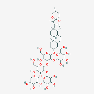 molecular formula C13H9N3O3S B236887 Agaveside B CAS No. 128232-93-9