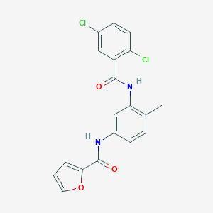 N-{3-[(2,5-dichlorobenzoyl)amino]-4-methylphenyl}-2-furamide