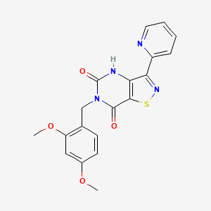 6-(2,4-dimethoxybenzyl)-3-(2-pyridyl)isothiazolo[4,5-d]pyrimidine-5,7(4H,6H)-dione