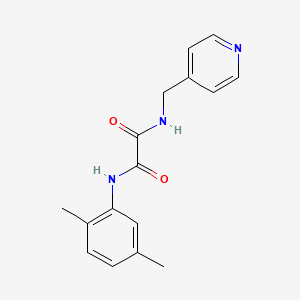 molecular formula C16H17N3O2 B2368942 N1-(2,5-dimethylphenyl)-N2-(pyridin-4-ylmethyl)oxalamide CAS No. 331637-24-2