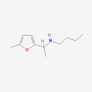 B2369004 Butyl[1-(5-methylfuran-2-YL)ethyl]amine CAS No. 1019566-19-8