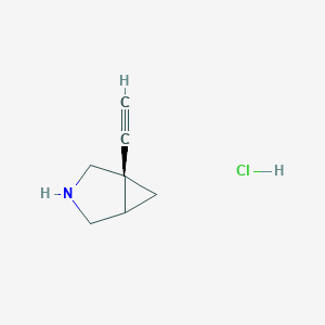 (1R)-1-Ethynyl-3-azabicyclo[3.1.0]hexane;hydrochloride