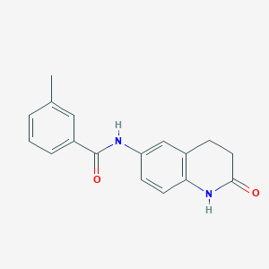 3-methyl-N-(2-oxo-1,2,3,4-tetrahydroquinolin-6-yl)benzamide
