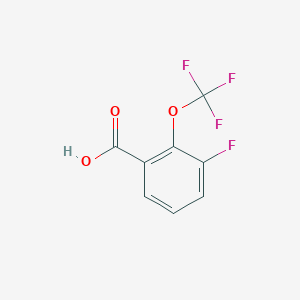 3-Fluoro-2-(trifluoromethoxy)benzoic acid