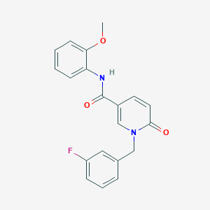 1-(3-fluorobenzyl)-N-(2-methoxyphenyl)-6-oxo-1,6-dihydropyridine-3-carboxamide