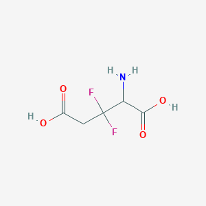 molecular formula C5H10N2OS B236911 3,3-Difluoro-DL-glutamic acid CAS No. 130521-05-0