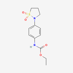 Ethyl (4-(1,1-dioxidoisothiazolidin-2-yl)phenyl)carbamate