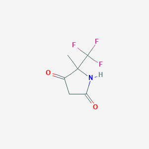 5-Methyl-5-(trifluoromethyl)pyrrolidine-2,4-dione