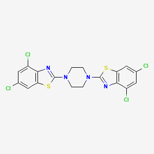 1,4-Bis(4,6-dichlorobenzo[d]thiazol-2-yl)piperazine