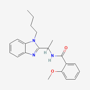 N-[1-(1-butyl-1H-benzimidazol-2-yl)ethyl]-2-methoxybenzamide