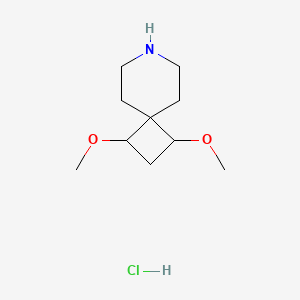 1,3-Dimethoxy-7-azaspiro[3.5]nonane;hydrochloride