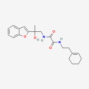 N1-(2-(benzofuran-2-yl)-2-hydroxypropyl)-N2-(2-(cyclohex-1-en-1-yl)ethyl)oxalamide