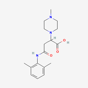 4-((2,6-Dimethylphenyl)amino)-2-(4-methylpiperazin-1-yl)-4-oxobutanoic acid