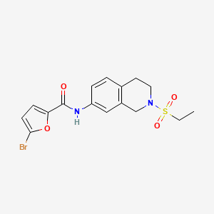 5-bromo-N-(2-(ethylsulfonyl)-1,2,3,4-tetrahydroisoquinolin-7-yl)furan-2-carboxamide
