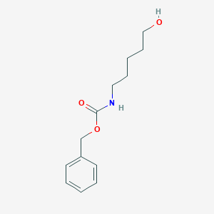 molecular formula C13H19NO3 B023693 Benzyl N-(5-hydroxypentyl)carbamate CAS No. 87905-98-4