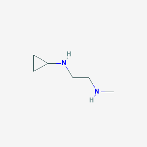 molecular formula C6H14N2 B2369390 N-Methyl-N'-cyclopropyl ethylenediamine CAS No. 483303-55-5