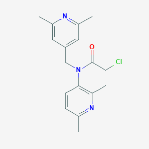 2-Chloro-N-(2,6-dimethylpyridin-3-yl)-N-[(2,6-dimethylpyridin-4-yl)methyl]acetamide