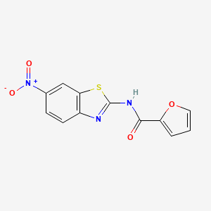 N-(6-nitro-1,3-benzothiazol-2-yl)furan-2-carboxamide