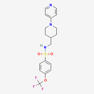 N-((1-(pyridin-4-yl)piperidin-4-yl)methyl)-4-(trifluoromethoxy)benzenesulfonamide