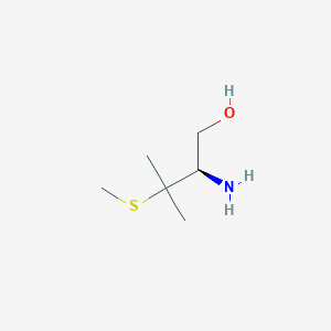 (2R)-2-Amino-3-methyl-3-methylsulfanylbutan-1-ol