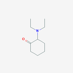 molecular formula C10H19NO B2369479 2-(Diethylamino)cyclohexan-1-one CAS No. 52061-84-4