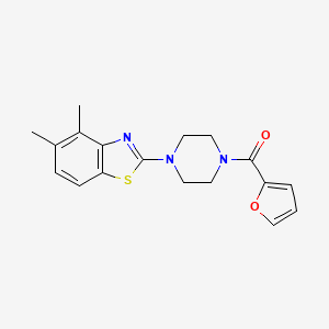 B2369489 (4-(4,5-Dimethylbenzo[d]thiazol-2-yl)piperazin-1-yl)(furan-2-yl)methanone CAS No. 898351-31-0