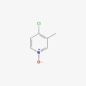 molecular formula C6H6ClNO B023695 4-氯-3-甲基吡啶1-氧化物 CAS No. 1073-34-3
