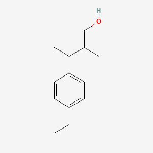 B2369515 3-(4-Ethylphenyl)-2-methylbutan-1-ol CAS No. 2248358-23-6