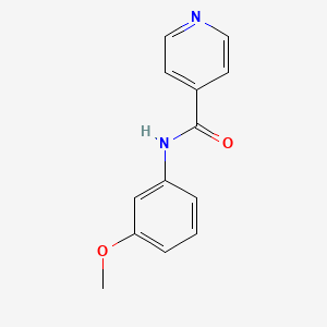 molecular formula C13H12N2O2 B2369636 N-(3-methoxyphenyl)pyridine-4-carboxamide CAS No. 51643-61-9