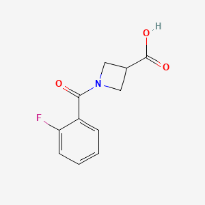 1-(2-fluorobenzoyl)azetidine-3-carboxylic Acid