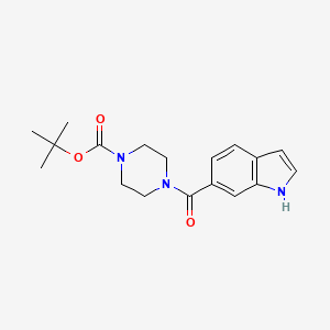 tert-butyl 4-(1H-indol-6-ylcarbonyl)piperazine-1-carboxylate