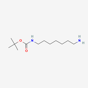 molecular formula C12H26N2O2 B2369791 tert-Butyl (7-aminoheptyl)carbamate CAS No. 62146-57-0; 99733-18-3