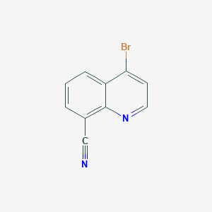 molecular formula C10H5BrN2 B2369816 4-Bromoquinoline-8-carbonitrile CAS No. 1020743-28-5