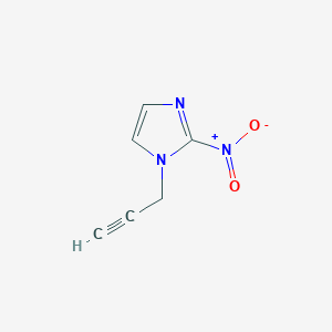 molecular formula C6H5N3O2 B2369836 2-Nitro-1-(prop-2-ynyl)-1H-imidazole CAS No. 1070878-68-0