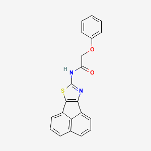 molecular formula C21H14N2O2S B2369867 N-(acenaphtho[1,2-d]thiazol-8-yl)-2-phenoxyacetamide CAS No. 536729-90-5
