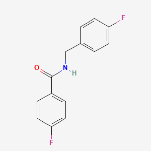 molecular formula C14H11F2NO B2369870 4-Fluoro-N-(4-fluorobenzyl)benzamide CAS No. 512181-73-6