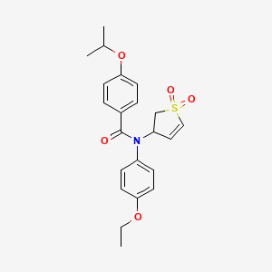 N-(1,1-dioxido-2,3-dihydrothiophen-3-yl)-N-(4-ethoxyphenyl)-4-isopropoxybenzamide