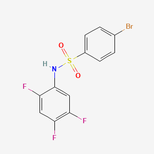 4-bromo-N-(2,4,5-trifluorophenyl)benzenesulfonamide